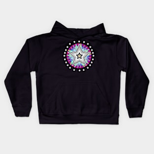 Radial star 11 Kids Hoodie